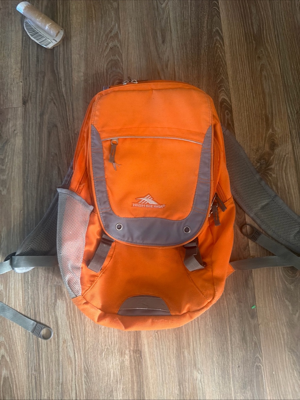 High Sierra Orange and Gray Daypack Backpack